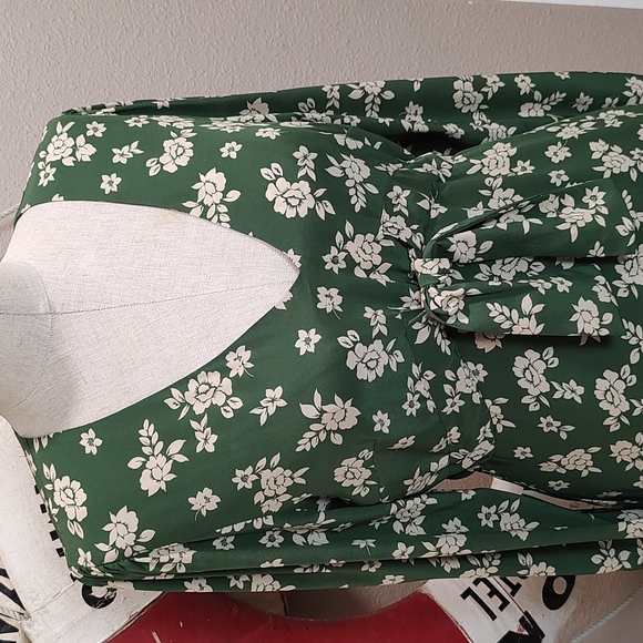 NWT Kachel X Anthropologie Sailors Floral Midi Dress 8 - Picture 6 of 13